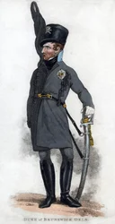 Duque de Brunswick Oels, 1810.