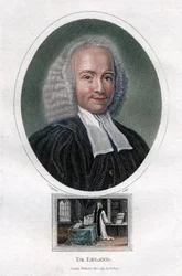 John Leland, ministro presbiteriano inglês do século XVIII e autor de obras teológicas, 1813.