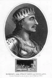 Rei Egbert de Wessex, primeiro rei de toda a Inglaterra, 1803.