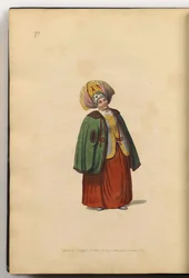 Esposa comerciante de Kaluga De: The Costumes Of The Russian Empire, 1803
