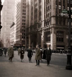 Lower Broadway, Nova York, EUA, século XX