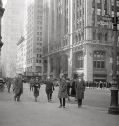 Lower Broadway, Nova York, EUA, século XX