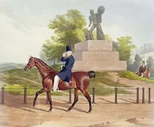 Uma vista em Hyde Park, gravada por J. Wilson, 1852