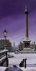Lord Nelson sob a neve, 2000 (pintura a óleo)