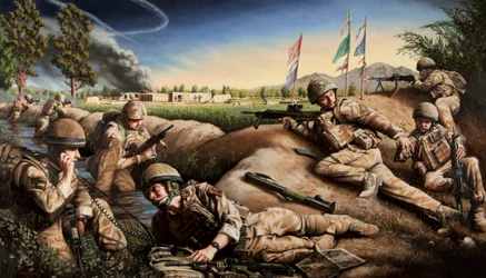 A invasão, 2010-2015 (óleo sobre tela)