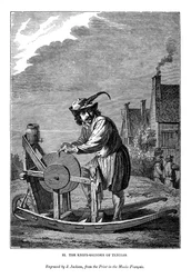 O moedor de facas de Teniers, c1630-1690, 1843