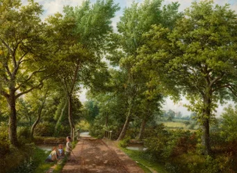 Hob Moor Road Ford, Birmingham, década de 1870.