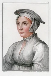 Retrato de uma mulher, século XVI.