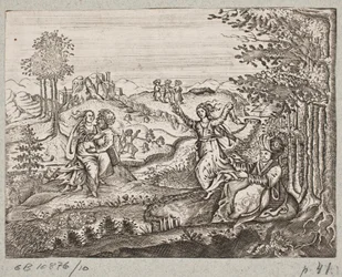Ilustração de Adam Olearius, “Persian Rosenthal por um engenhoso poeta Schich Saadi […]”, Schleswig 1660