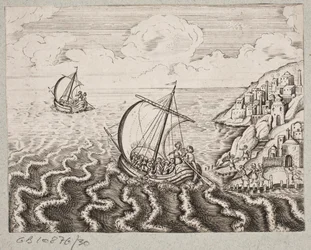 Ilustração de Adam Olearius, “Persian Rosenthal por um engenhoso poeta Schich Saadi […]”, Schleswig 1660