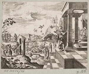 Ilustração de Adam Olearius, “Persian Rosenthal por um engenhoso poeta Schich Saadi […]”, Schleswig 1660