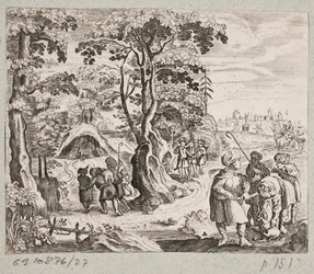 Ilustração de Adam Olearius, “Persian Rosenthal por um engenhoso poeta Schich Saadi […]”, Schleswig 1660