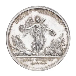 Medalha comemorativa do Duque de Wellington e Marechal de Campo von Blücher 1815, c.1815 (prata)
