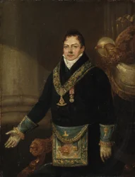 Augustus Frederick, Duque de Sussex como Grão-Mestre, 1827