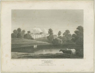 Enville Hall: gravura, nd [c 1814] (imprimir)