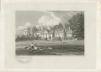 Hagley Hall: gravura, nd [1780-1847]