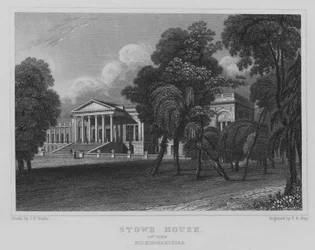 Stowe House, 2nd View, Buckinghamshire (gravura)