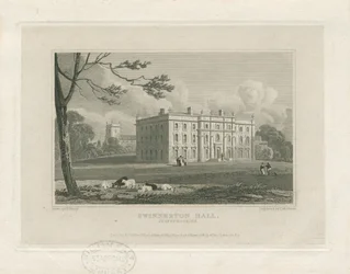 Swynnerton Hall: gravura, nd [c 1821] (impressão)
