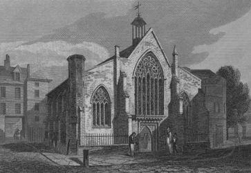 The Dutch Church, Austin Friars, Londres (gravura)