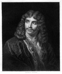Moliere, escritor, diretor e ator de teatro francês, 1833.