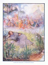 Langland sonhou com um sonho maravilhoso, do pub English Literature by TC & EC Jack, c.1920