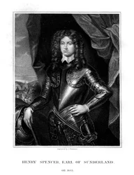 Henry Spencer, 1º conde de Sunderland, soldado inglês, 1823.