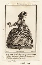 A Sra. Ann Barry na personagem de Sophonisba em James Thomsons Sophonisba