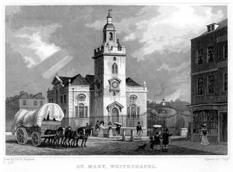 Igreja de Santa Maria, Whitechapel, Londres, 1831.