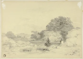 Balaustrada e fonte, Saint Anne