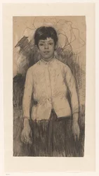 garota de pé