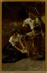 Lavagem dos pés (cena siberiana)