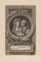 Luís XVI, Maria Antonieta e Luís Carlos, 1793.