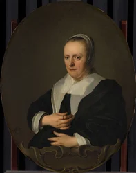 Retrato de Sara de Bie
Sara de Bie. A segunda Esposa de Jan Lutma (1638
