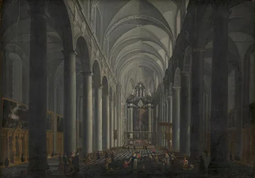 Interior da Igreja Jesuíta em Bruges