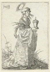 Maria Madalena com vaso de unção