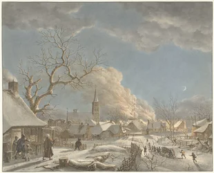 Inverno, noite e fogo As quatro estações, horas do dia e elementos (título da série)