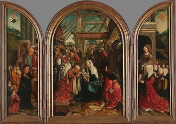 Adoração dos reis. 1517