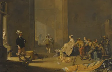 Interior de uma casa de guarda