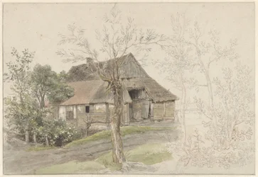Casa de campo com árvores em Delden
