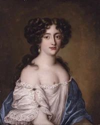 Francês: Portrait de Hortense Mancini, duchesse de Mazarin, comme Aphrodite Retrato de Hortense Mancini (1646-1699), duchesse de Mazarin, como Afrodite