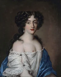 Francês: Portrait de Hortense Mancini, duchesse de Mazarin, comme Aphrodite Retrato de Hortense Mancini (1646-1699), duchesse de Mazarin, como Afrodite