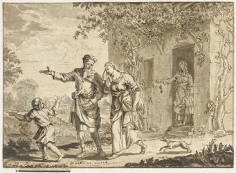 Abraão expulsa Hagar e Ishmael