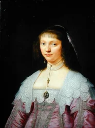 Retrato de uma Jovem Mulher (óleo sobre painel)