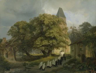 Elstorf Churchyard, perto de Hamburgo, 1837