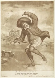 Patinador
Le Hollandois sur la glace (título sobre o objecto)