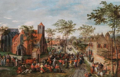 Feira da vila, década de 1580.