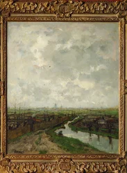 Hortas perto de Haia (pintura sobre tela)