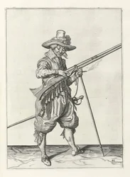 Mosqueteiro em guarda, c.1600