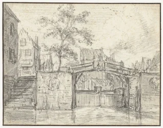 O Oude Haarlemmersluis (Old Haarlem Lock) no Martelaarsgracht, Amsterdã