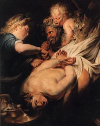 Apollo Flaying Marsyas, ca 1625.